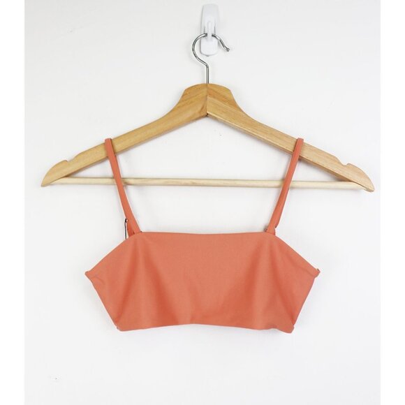 NWT superdown Katrina Bandeau Bikini Swim Top Swimsuit Rose Pink X Small - Picture 3 of 6